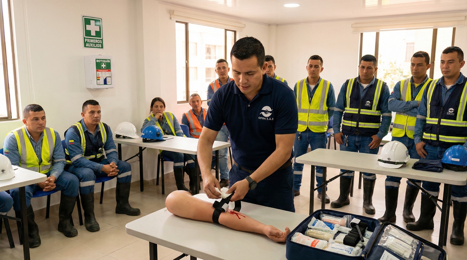 Primeros auxilios — control de sangrados y torniquete