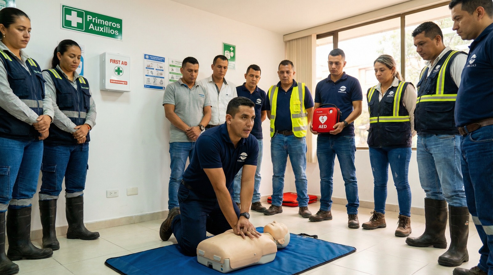 Soporte vital básico — RCP y uso de DEA